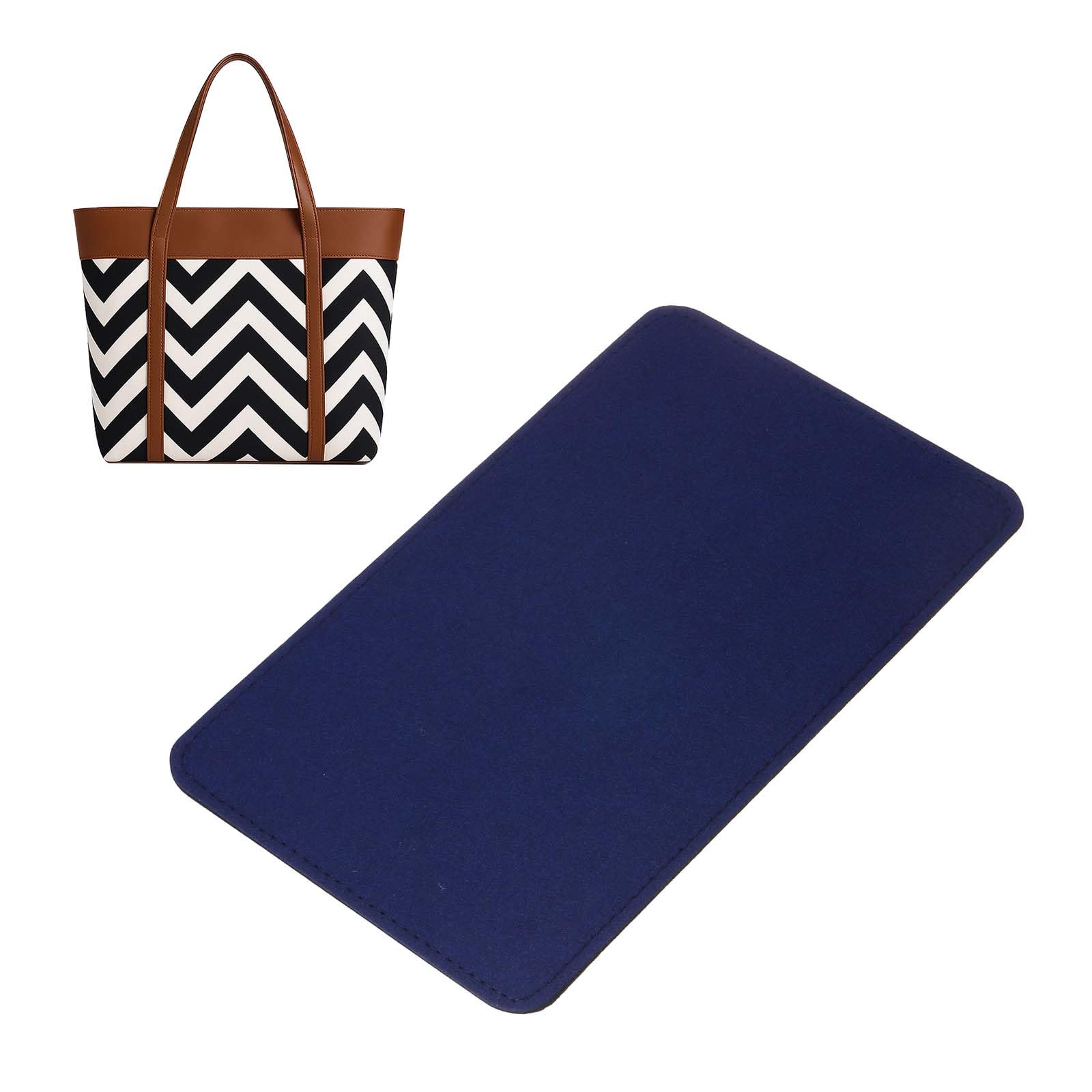 sourcing map Felt Base Shaper, 11.42x7.09" Bag Bottom Insert Base Shaper Pad Chemical Fiber Felt Purse Liner for Handbag Tote Bag Backpack, Dark Blue