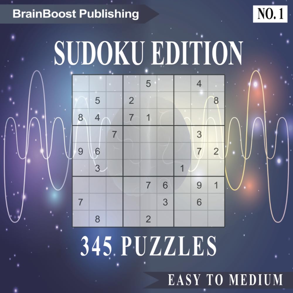 Sudoku Puzzle Challenge Book: Volume 1: 345 Brain-Boosting Puzzles to Sharpen Your Mind