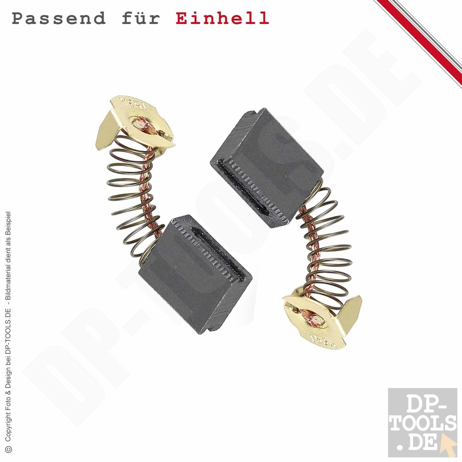 Spazzole Di Carbone Per Sega Circolare Einhell TKS 1500 ECO Plus - Set Da 2 Pezzi Di Ricambio - Foto 12