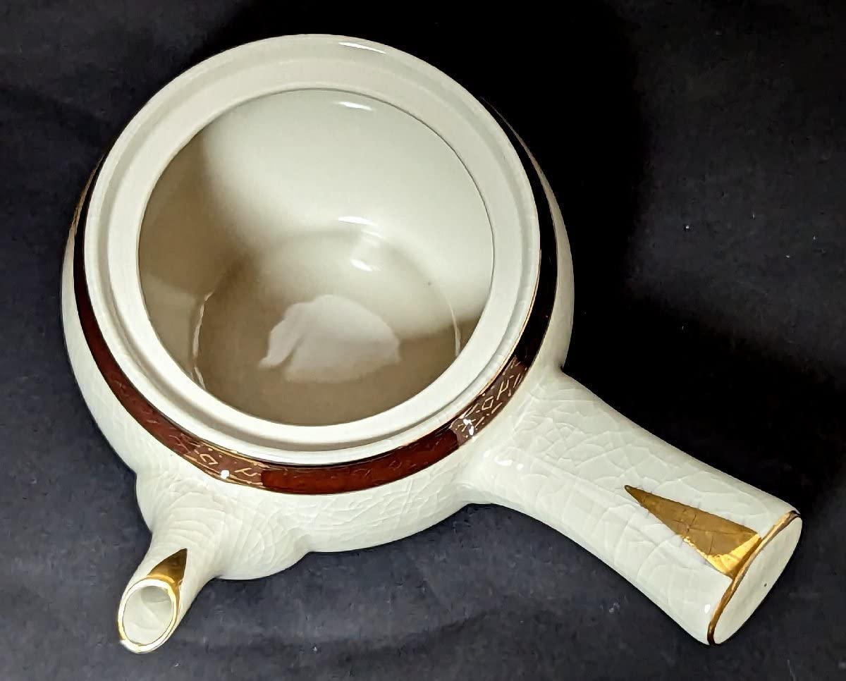 Amazon.co.jp: 九谷焼 清峰 茶器セット 急須 湯呑 5客 蓋付 陶器