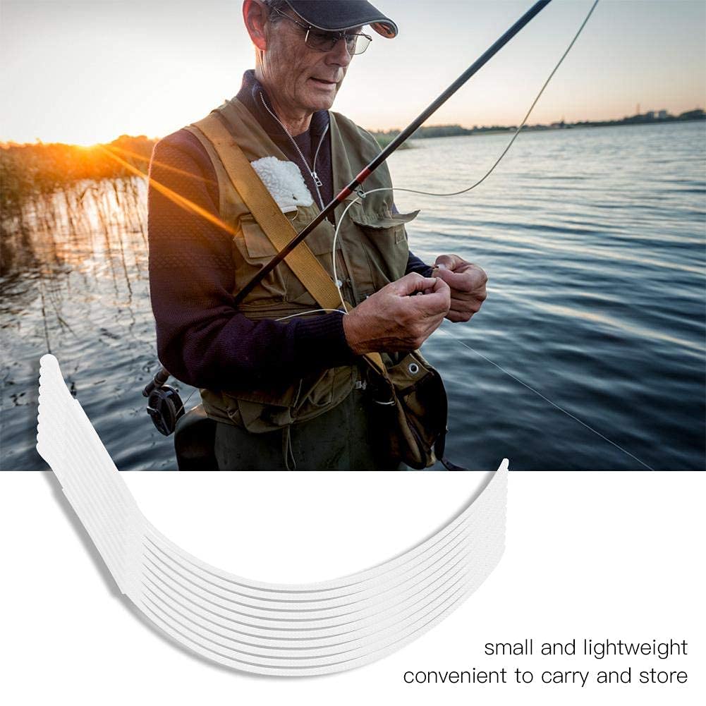 1 Unids 3LB / 5LB Conectores de Bucle de línea de Pesca con Mosca para Accesorios de Pesca con Mosca(Blanco 5Lb) sedal Mosca Pesca