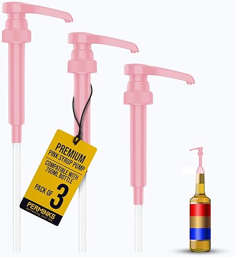 Miniatura 43 de Bomba de jarabe prémium compatible con botella Torani de 25.4 fl oz, jarabes Davinci, dispensador de jarabe sin derrames, sin obstrucciones