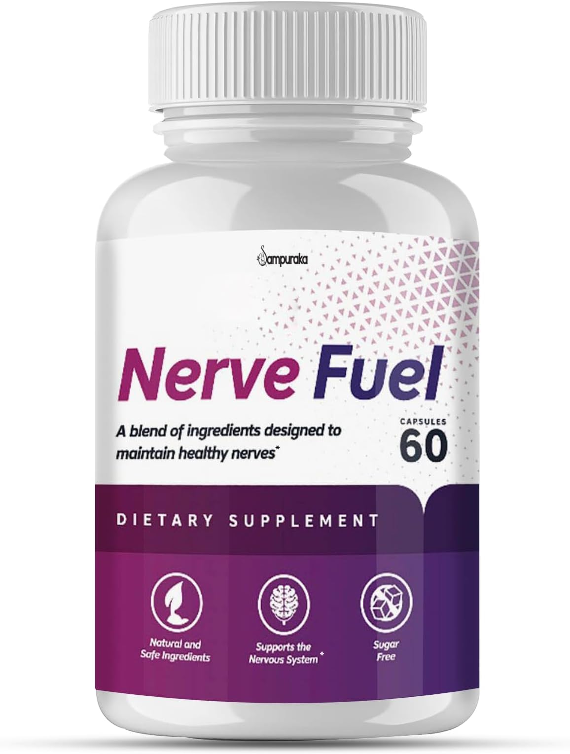 Nerve Fuel New Advanced Formula Supplement - 1 Pack 30 Days Supply
