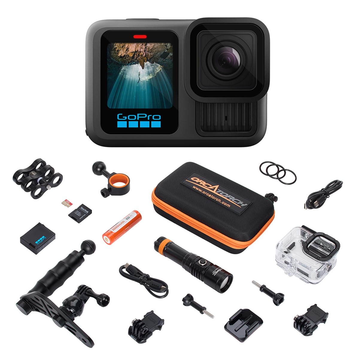 Amazon.com : GoPro HERO13 Waterproof Action Camera Dive Kit with