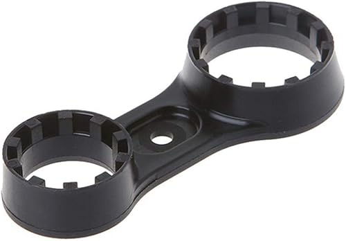 Tookie Llave de bicicleta, llave de reparación de horquilla delantera de doble cabeza, llave de bicicleta, para SR Suntour XCT XCM XCR