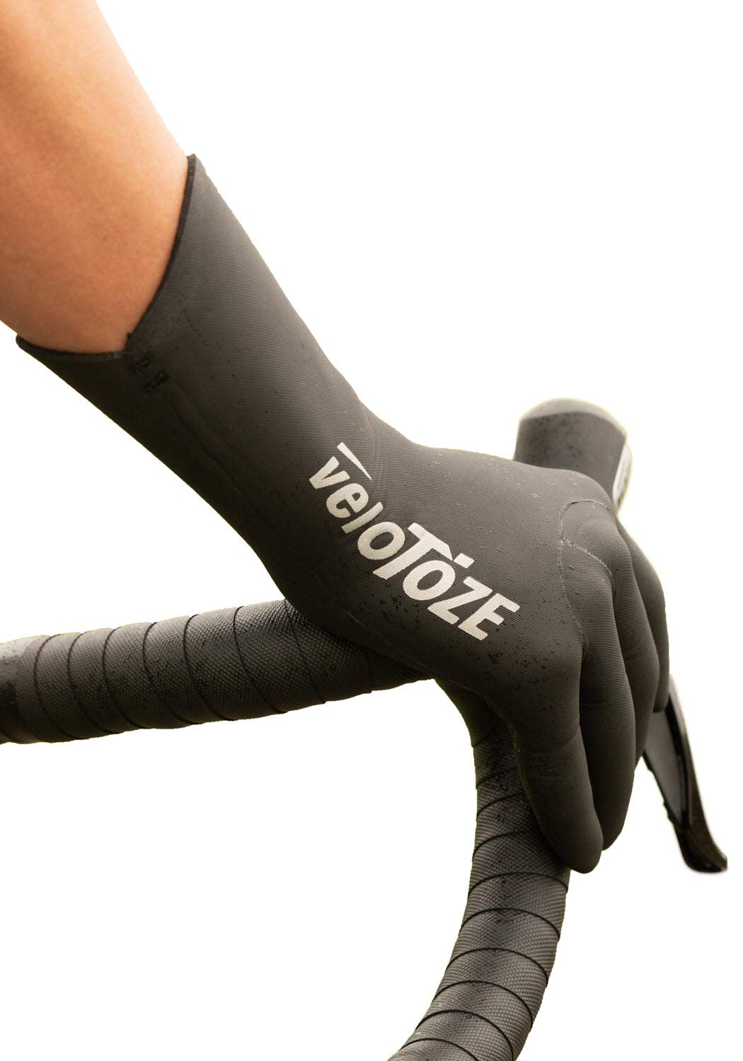 veloTozeWaterpoof Cycling Glove - Fully Waterproof, Flexible Neoprene Glove for Biking; Designed to fit Men and Women; Keep Hands Dry and Warm in Rainy Spring and Fall Weather or Cold Winter
