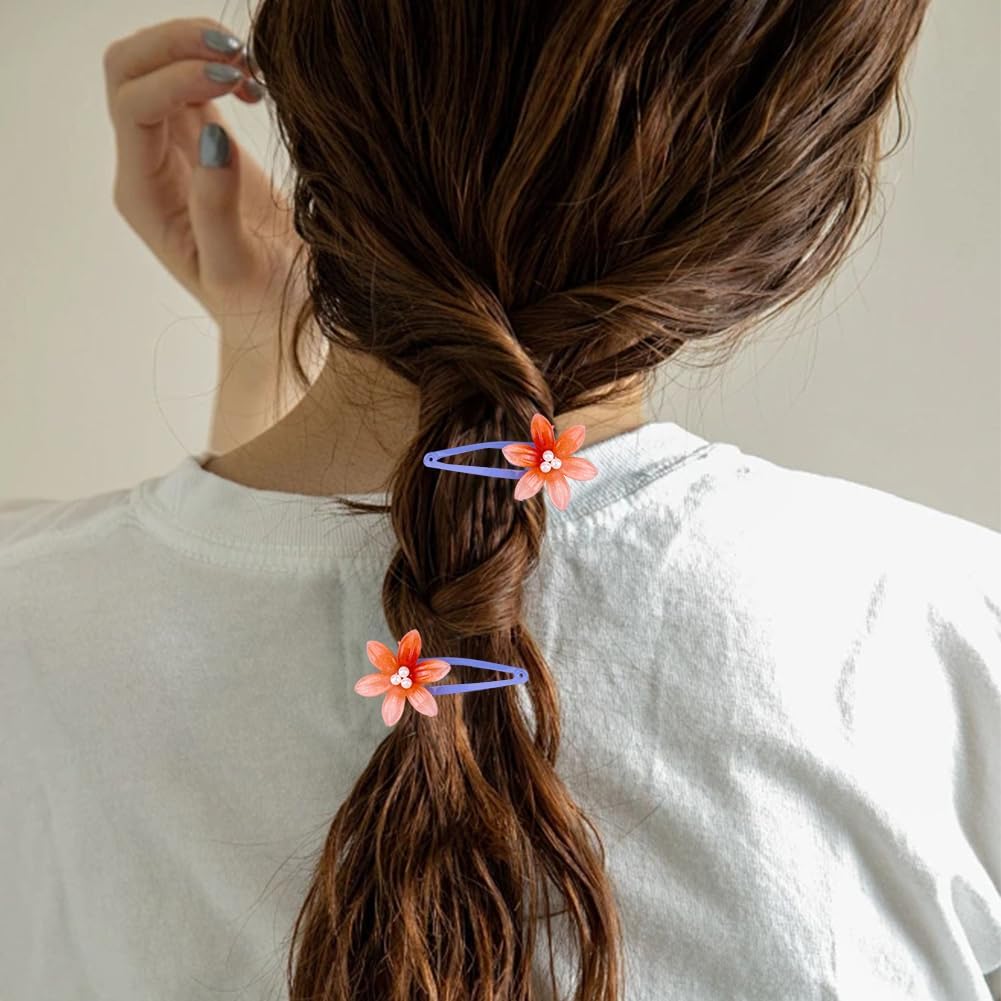 SUNNYCLUE 1 Box 60pcs Plumeria Flower Beads Summer Flower Beads Acrylic Plastic Ocean Hawaii Floral Blossom Plumeria Loose Spacers Bulk for Jewelry Making Supplies Women Summer Party DIY Gifts Crafts - Image 6