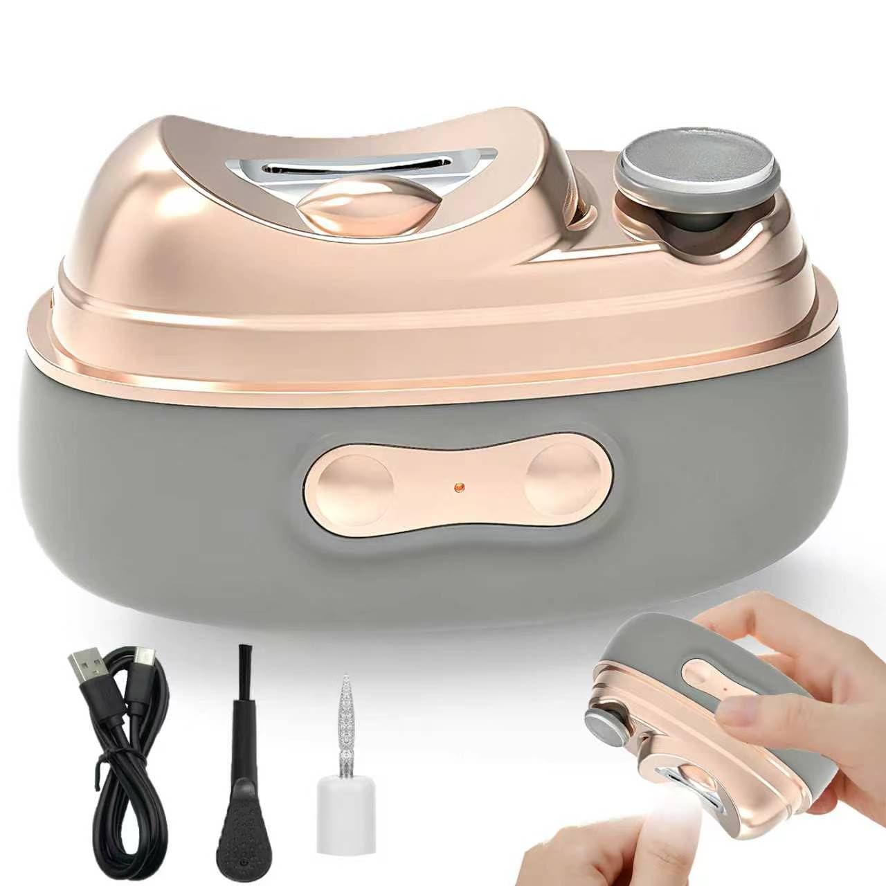 Electric Nail Clipper, 4-in-1 Automatic Nail Trimmer for Baby,Adult,Senior