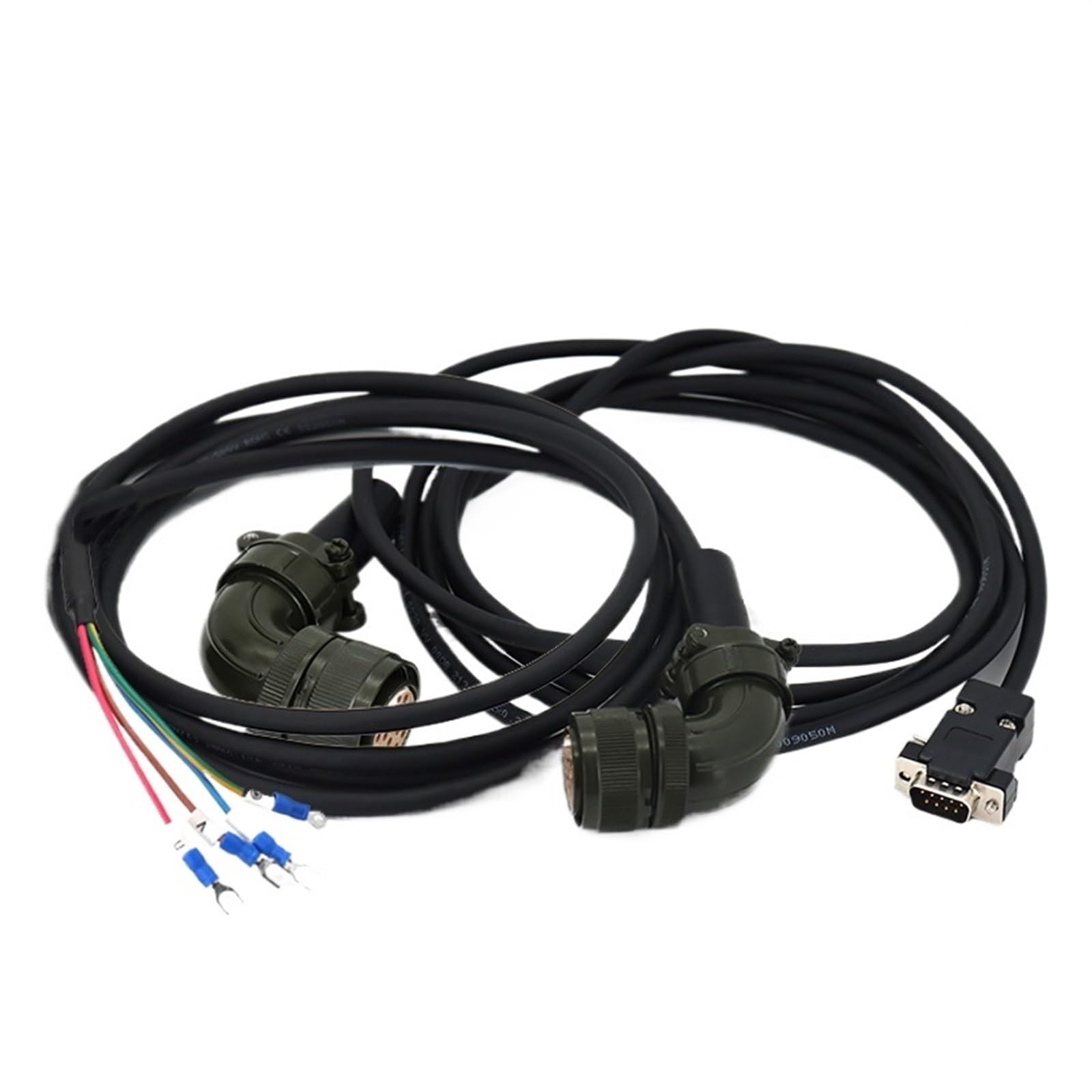JDOUNFMO B2 Servo Motor Encoder Cable ASDBCAEN1003/B2EN1005 Power Cable ASDBCAPW1203for B2 Serial 1kw 1.5kw 2kw (Color : Encoder Cable, Size : 5m)
