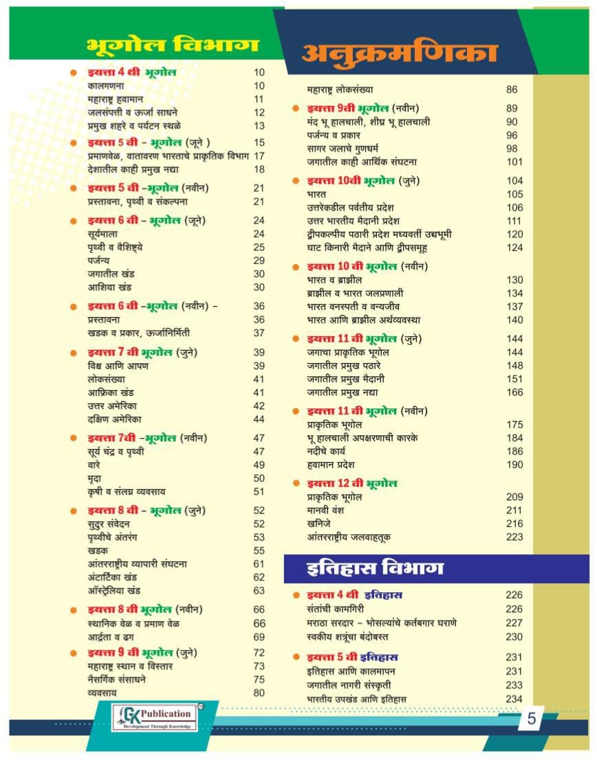 GK Publications MPSC-PSI-STI - State Board Thokla - 2021-22 - 4th Edition 1