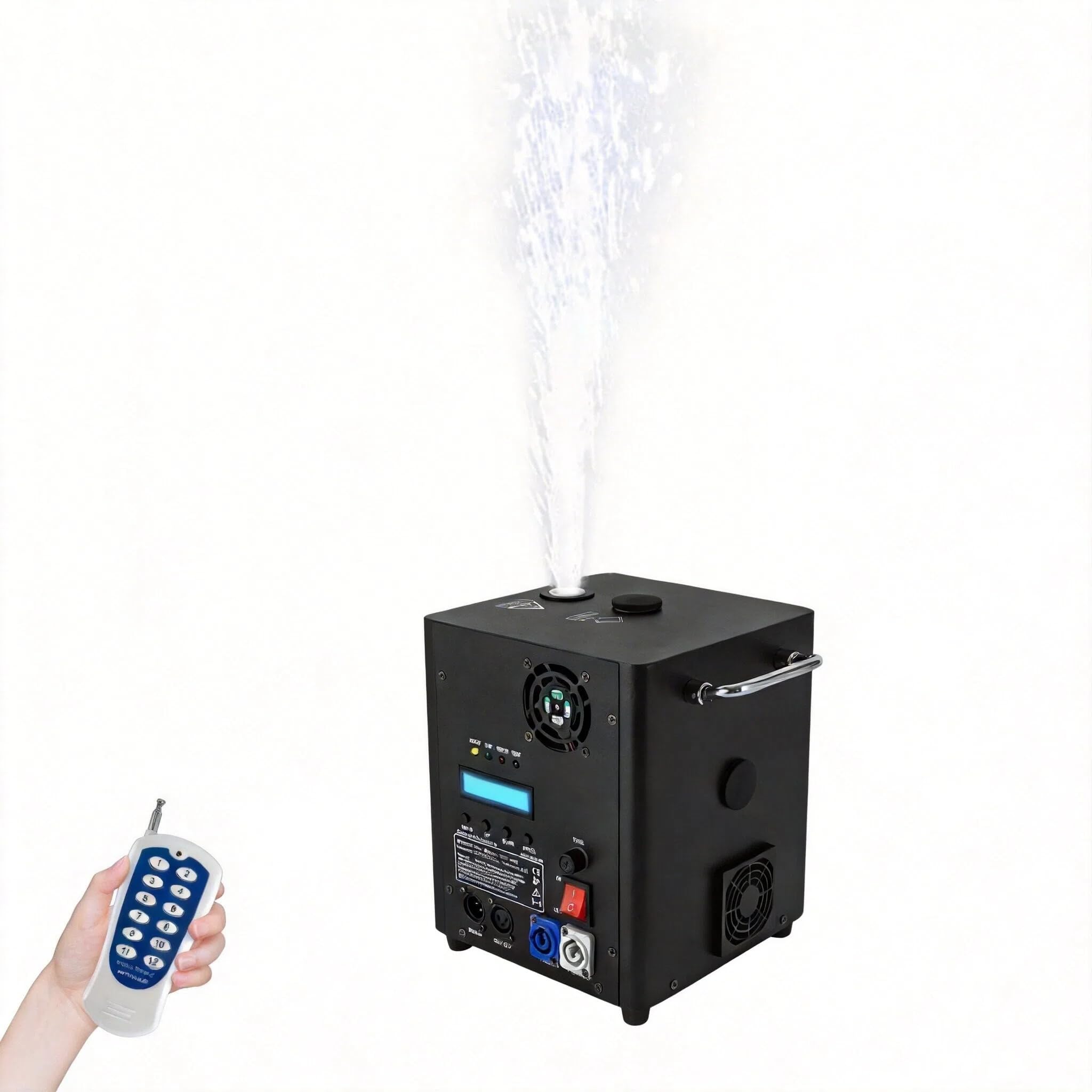 Professionelle Funkenmaschine mit DMX & Fernbedienung - 700W Kalte Funken (Cold Spark) für Bühne, Hochzeit & Party, Sicherer Pyrotechnik-Ersatz