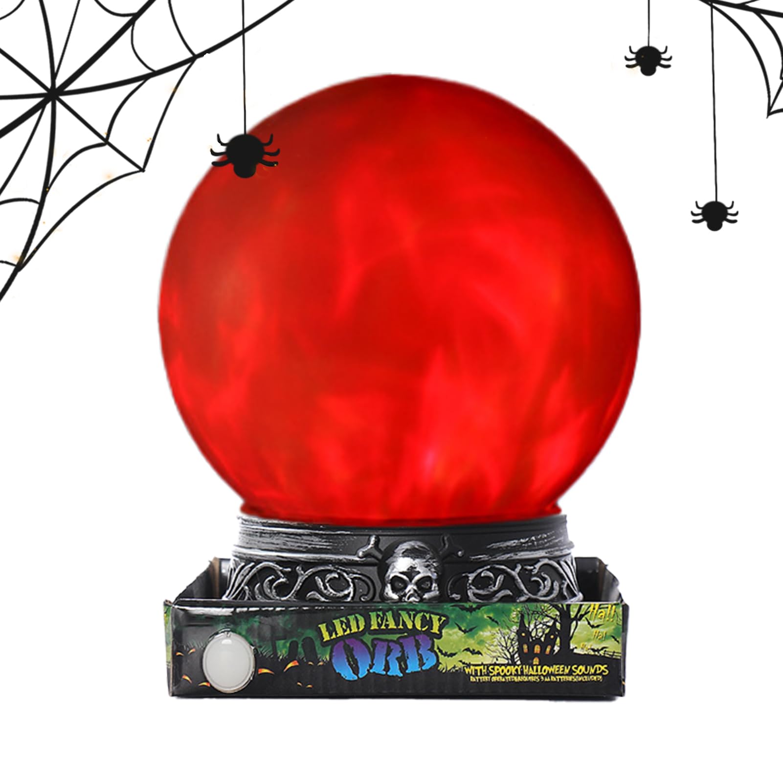Podświetlana Kryształowa Kula Halloween Straszny Rekwizyt Dekoracyjny