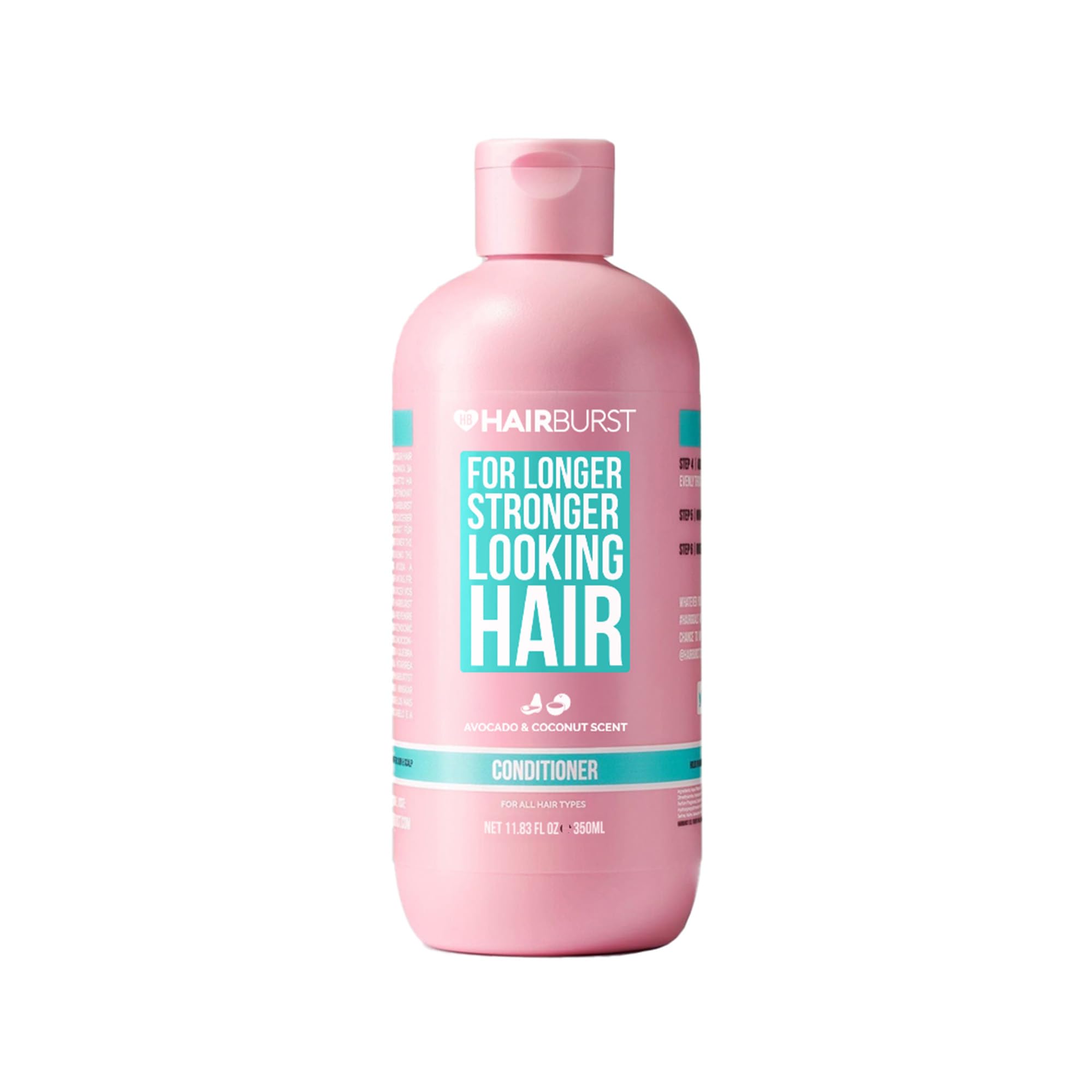 HAIR BURST Hair Growth Conditioner - Reduces Hair Loss - Strengthens Growth - Contains No SLS and Parabens - Coconut and Avocado Aroma - New Bigger Bottles 350ml
