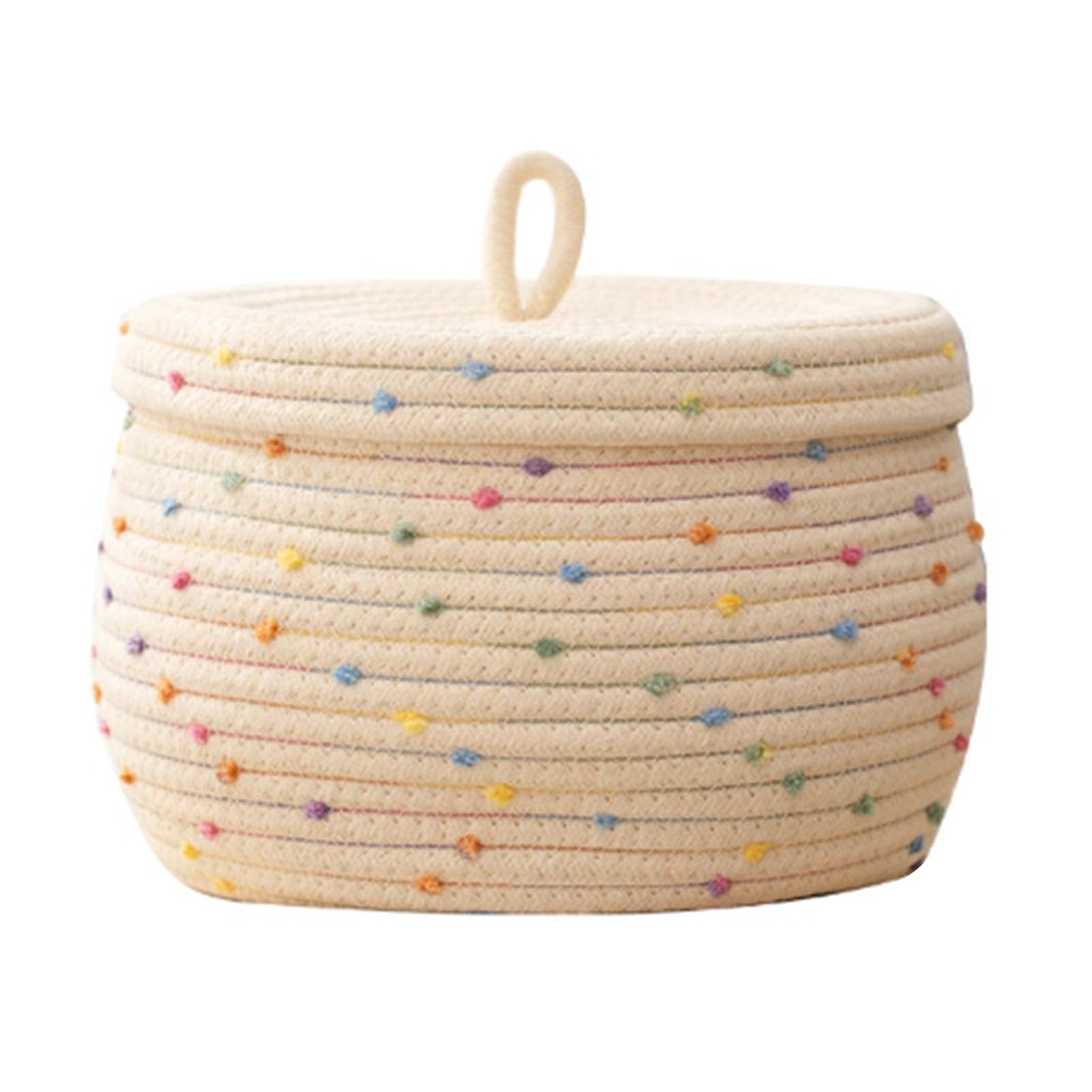 Amazon.com: Gsycle Woven Storage Basket, Round Cotton Rope Storage