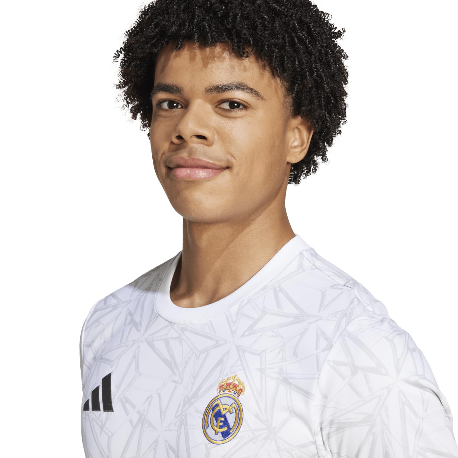 adidas Real Madrid Maillot Prematch Blanc Homme 24/25