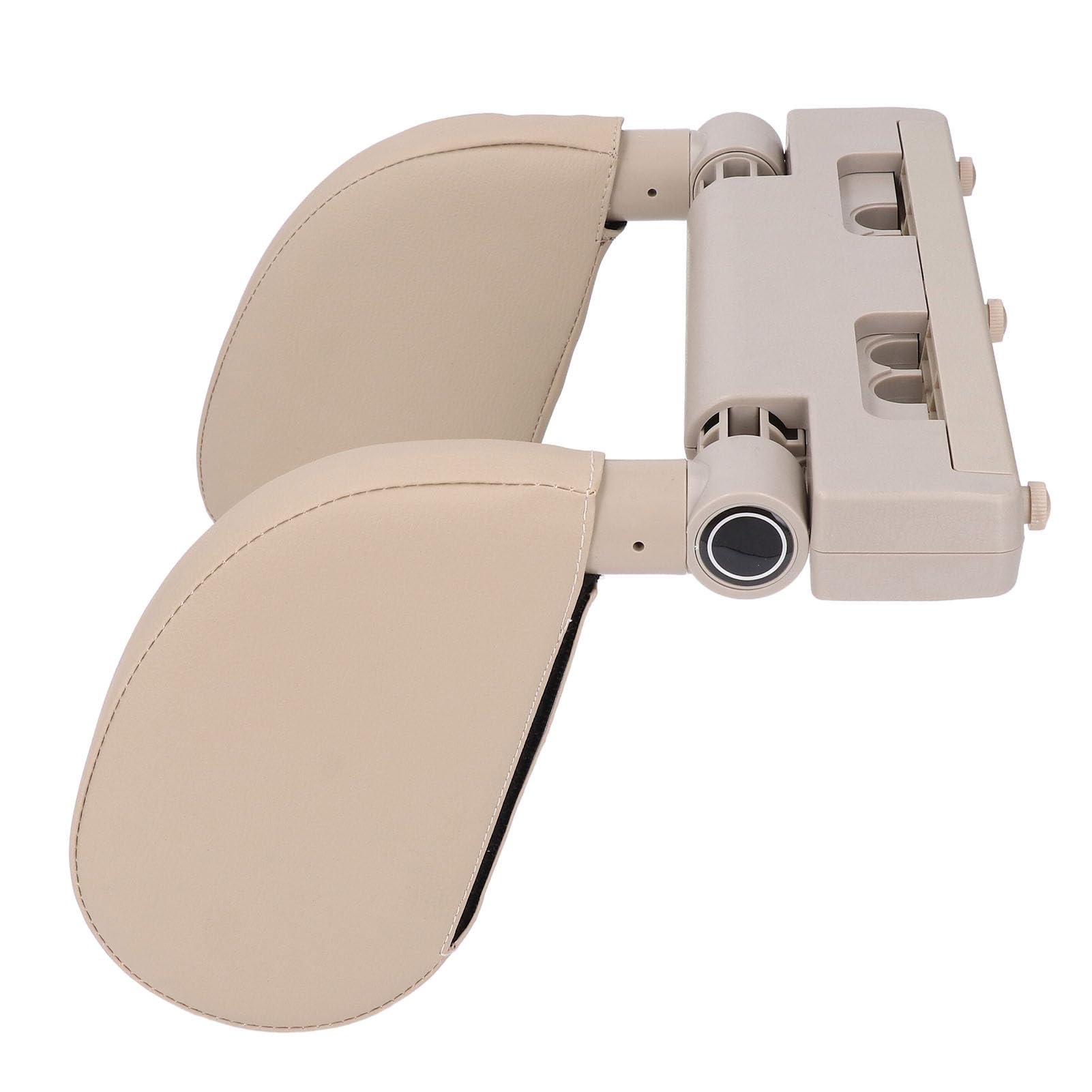 Trisar Oreiller Appui-tête de Voiture Portable, Soulage l'inconfort, Siège de Voiture Réglable, Oreiller pour Dormir (Beige)