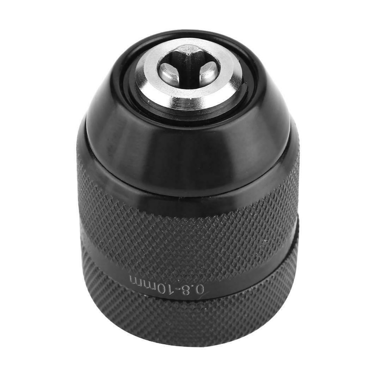 0.8mm-10mm bezkluczowy uchwyt wiertarski 3/8-24UNF uchwyt samozaciskowy do ręcznej wiertarki elektrycznej pasuje do adaptera żeńskiego SDS