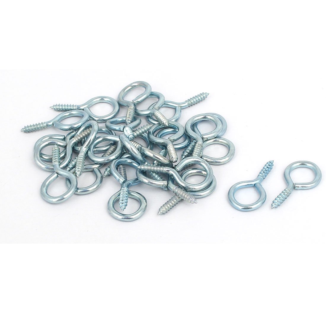 Merriway BH00113 80mm Galvanized Screw Hook Steel (Pack Of