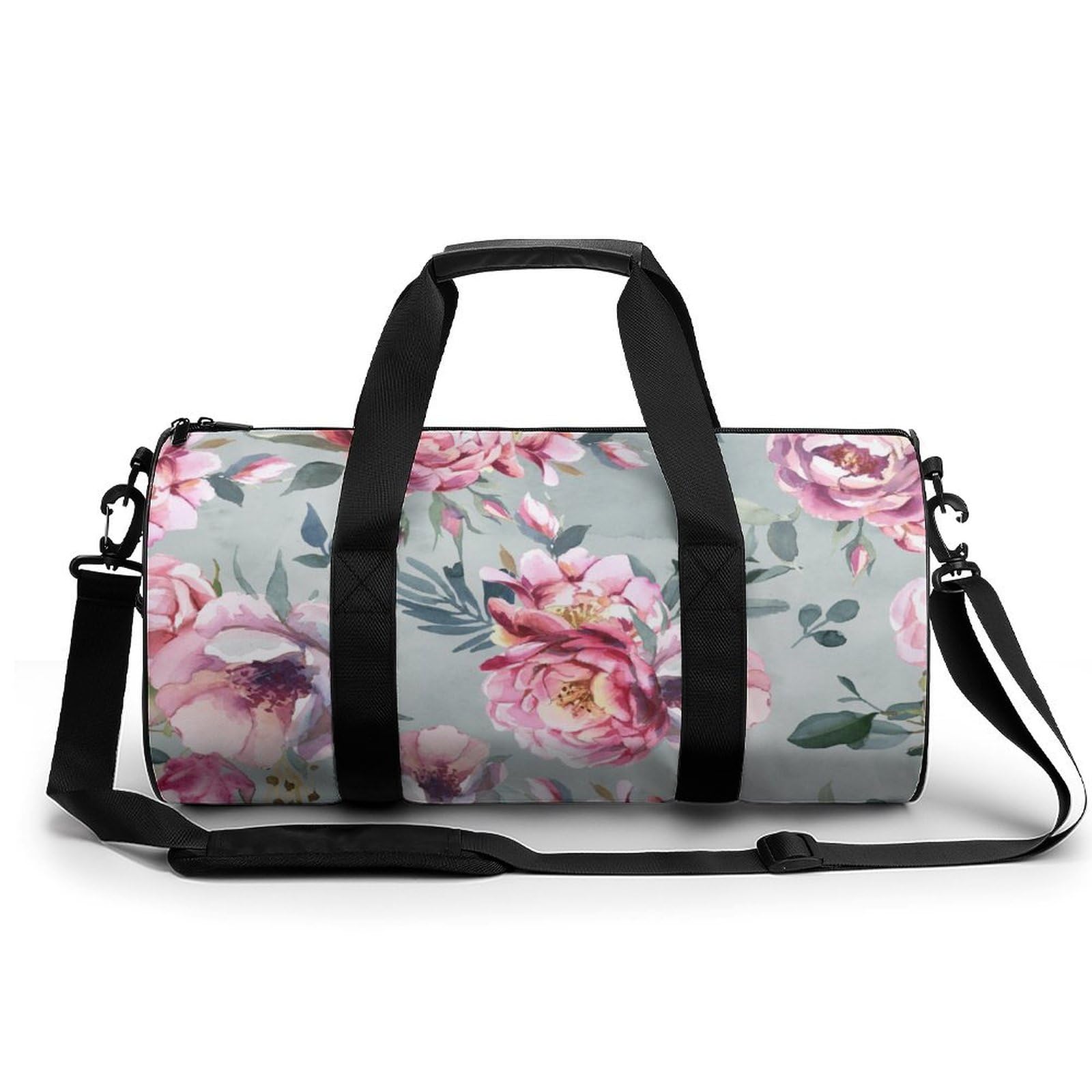 Sac de voyage roses rétro idéal pour un week-end nature - 8