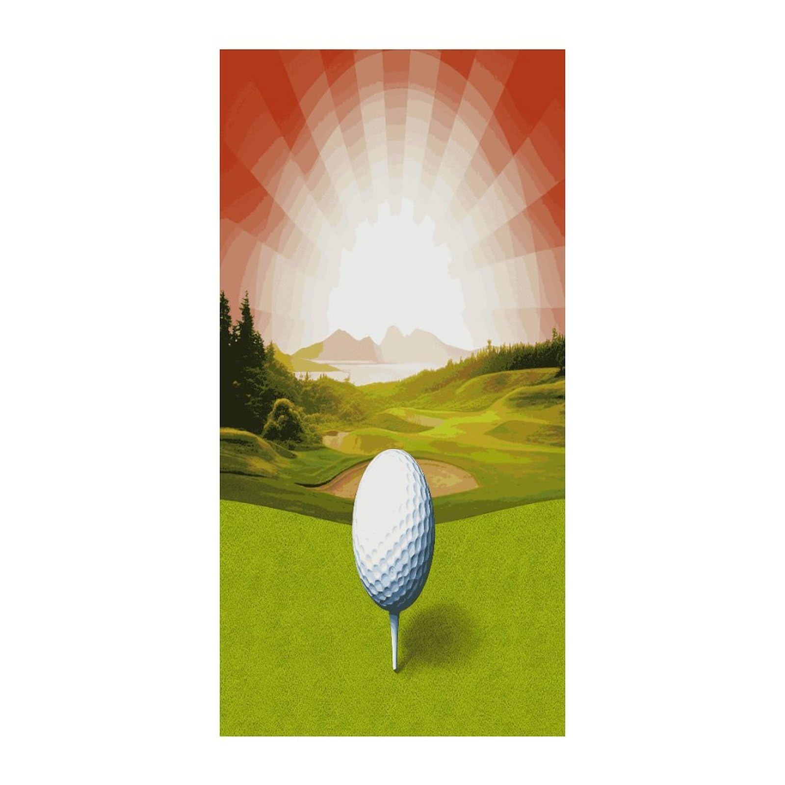Fekiloot Style Golf Sport Door Curtain Room Divider Curtains