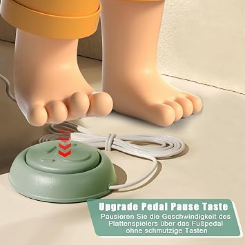 Mini Pottery Wheel Electric with 12 cm Turntable - Pottery Set for Kids | Beginners from youth and adults, 600 g air-dried clay, craft set for DIY, ceramic work and art creation