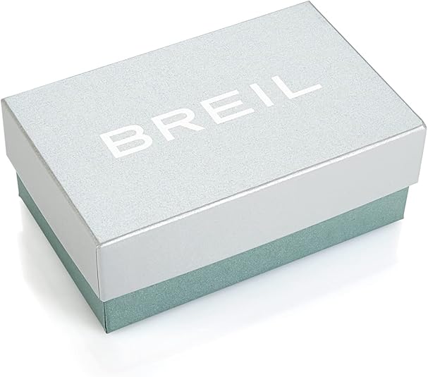 Breil, Collezione B Whisper, Fedina in Acciaio Lucido, Minimal e Versatile, con Piccoli Elementi Sovrapposti, Colore Silver, Misura 18, Gioielli Donna e Ragazza