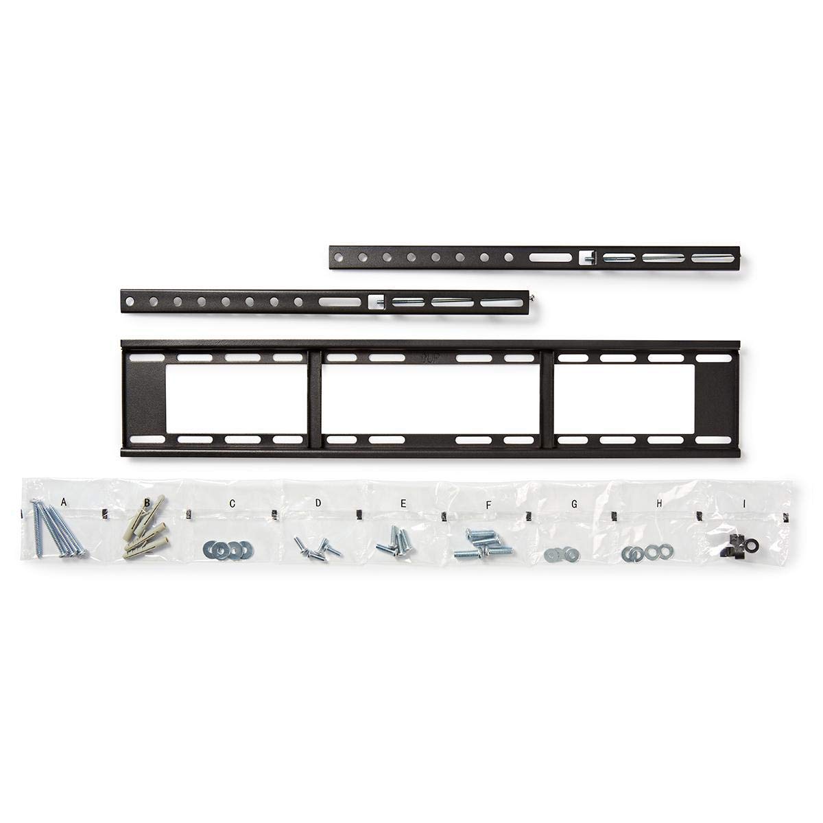 Nedis Fixed TV Wall Mount, Ultra Slim Design 23 mm From Wall, Fits 37-70” Screens, VESA 100x100 to 600x400, Max Load 35kg - Image 2