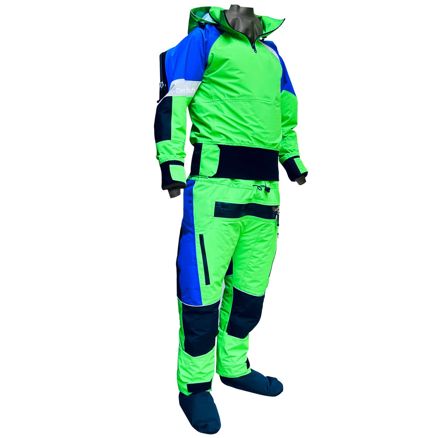 Mens Drysuits for Kayaking & Cold Water Sports (Large)