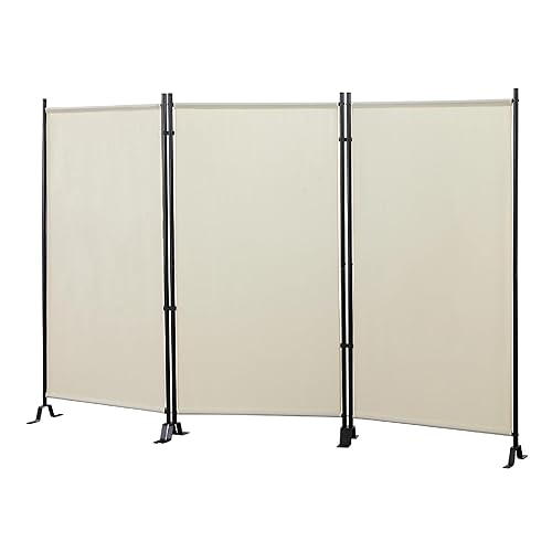 Miniatura 8 de Productos Proman FS17067 Galaxy - Divisor de habitación para interior/exterior (3 paneles), 102” de ancho x 16” de profundidad x 71” de alto Negro