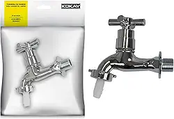 Kokay Torneira Luxo P/Tanque Jardim Garagem Quintal Abs Cromado