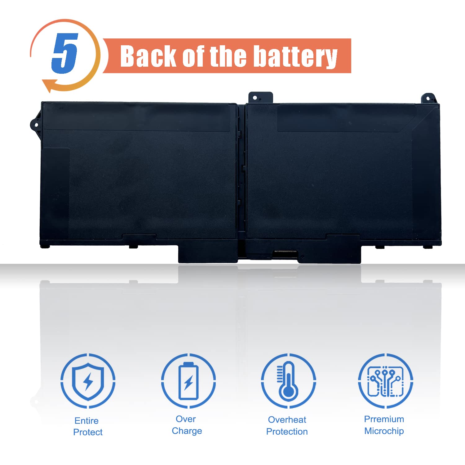 Amazon.com: ASODI 63Wh 4-Cell RJ40G Laptop Battery Compatible with