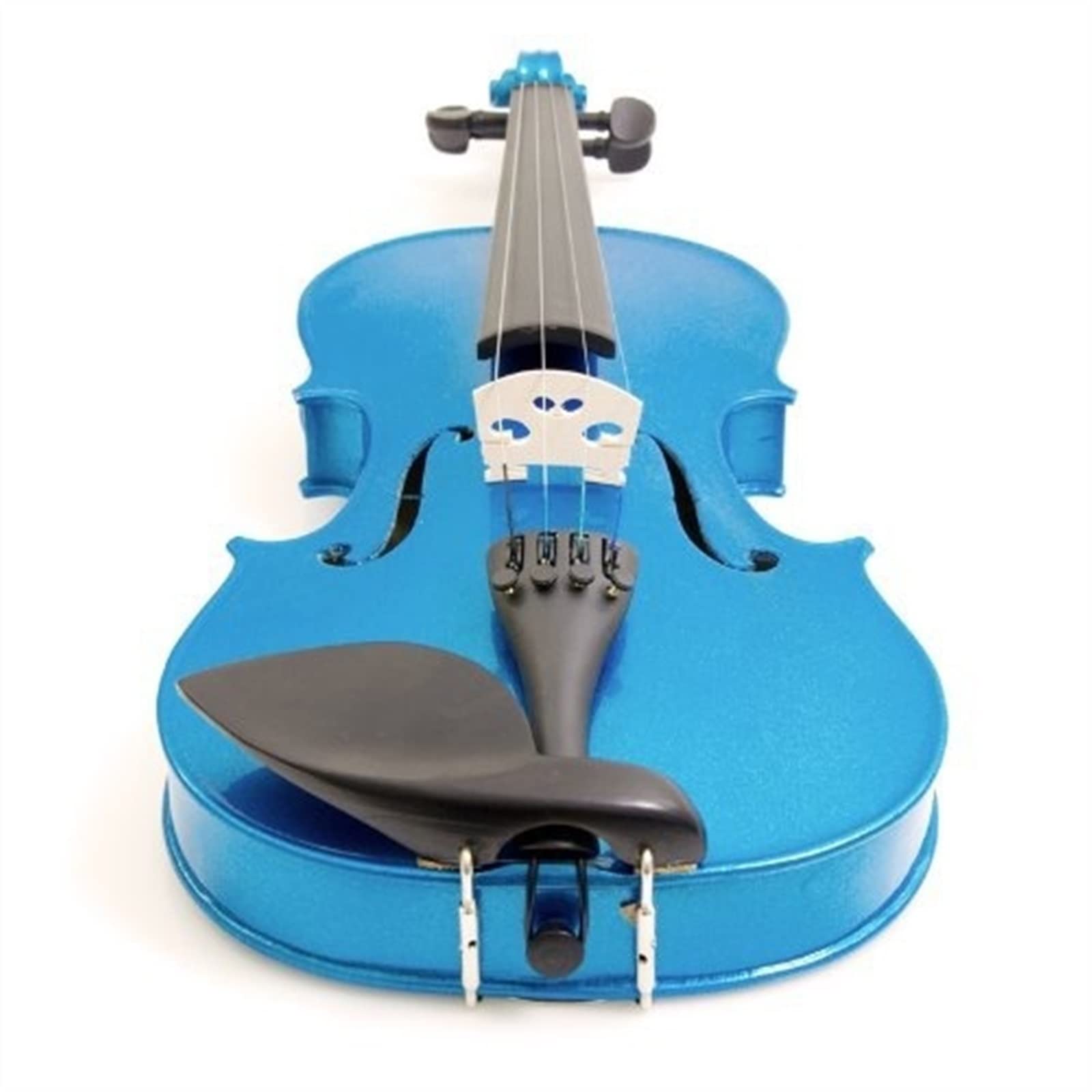 Violini per Studenti Violino Acustico In Legno Di Acero Violino Blu 4/4 Per Studenti Con Arco Per Custodia Per Regalo Musicale Per Principianti Professionale Violino
