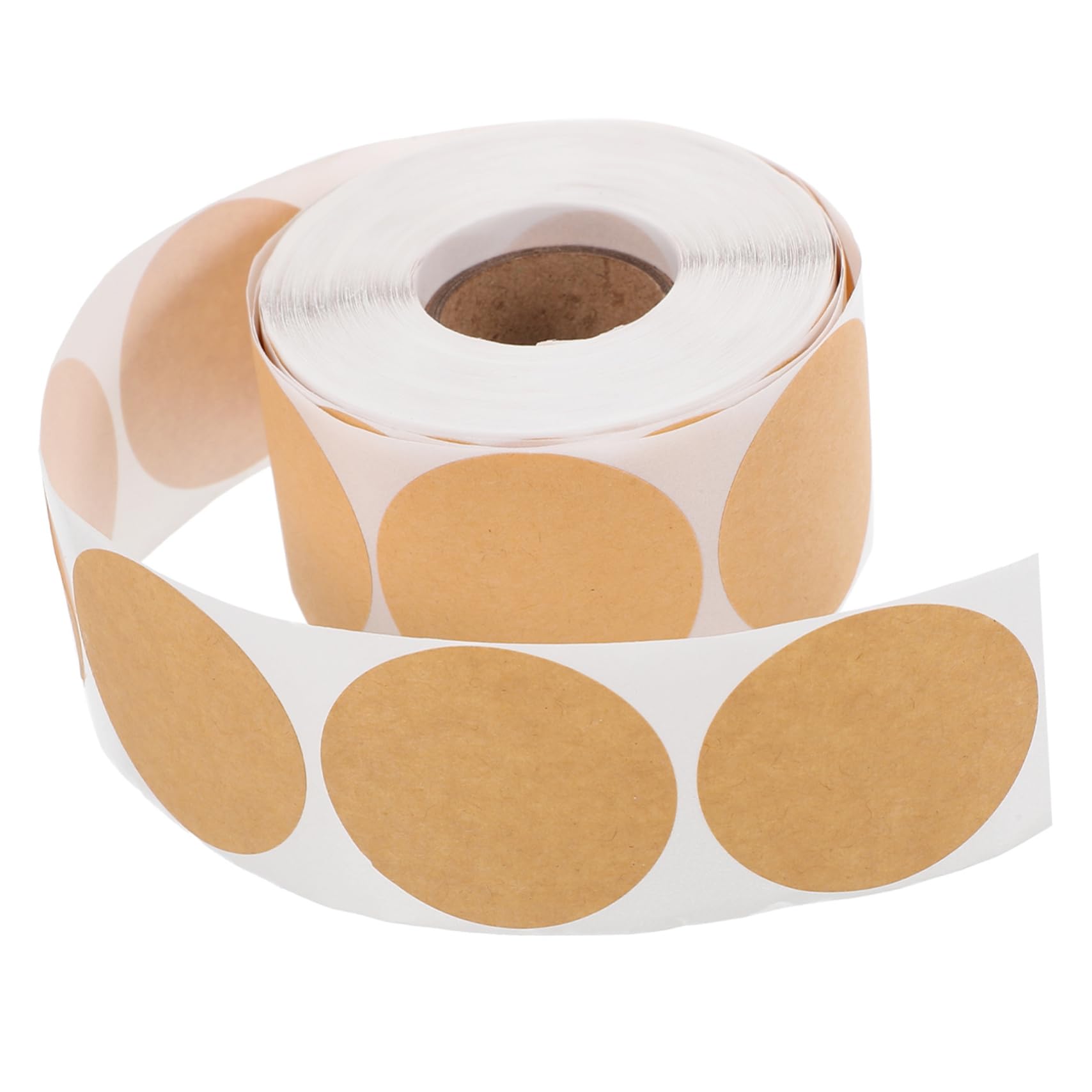 Gadpiparty 5 Rollen Etiketten zum Organisieren Aufkleber süße Klebeetiketten klebrig entfernbare Etikett für Kerzenglas leere leere klebe Kraftpapier