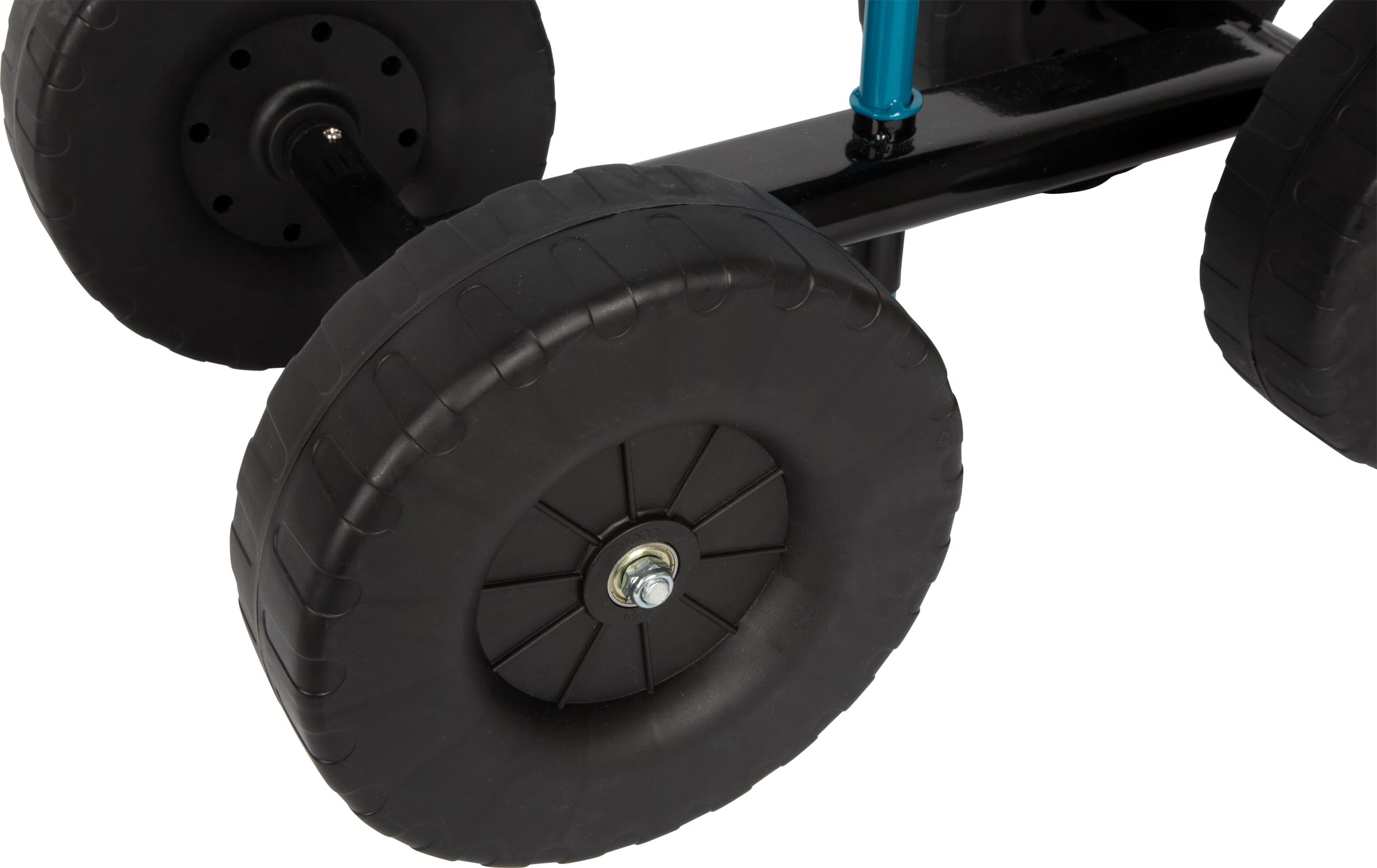 Small Foot Excavadora con Ruedas Azul, Arena, rotación de 360°, Asiento de plástico, 50 kg de Cap, de 3 años, 12798