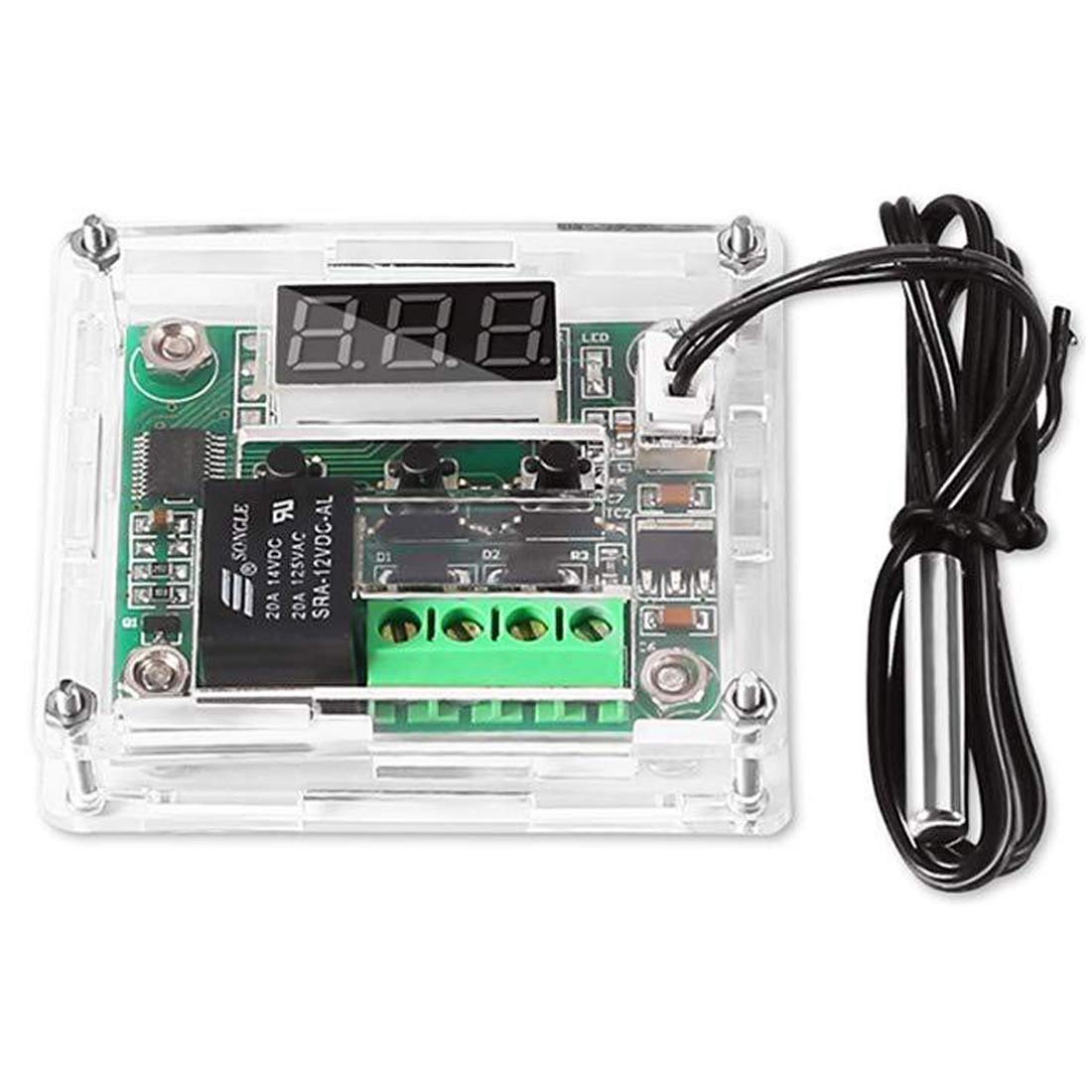REES52 W1209 DC 12V Thermostat Temperature Control Switch Thermometer Controller, W1209 digital temperature controller, W1209 controller for incubator (B08ZJ1SC1F) Amazon Price History, Amazon Price Tracker