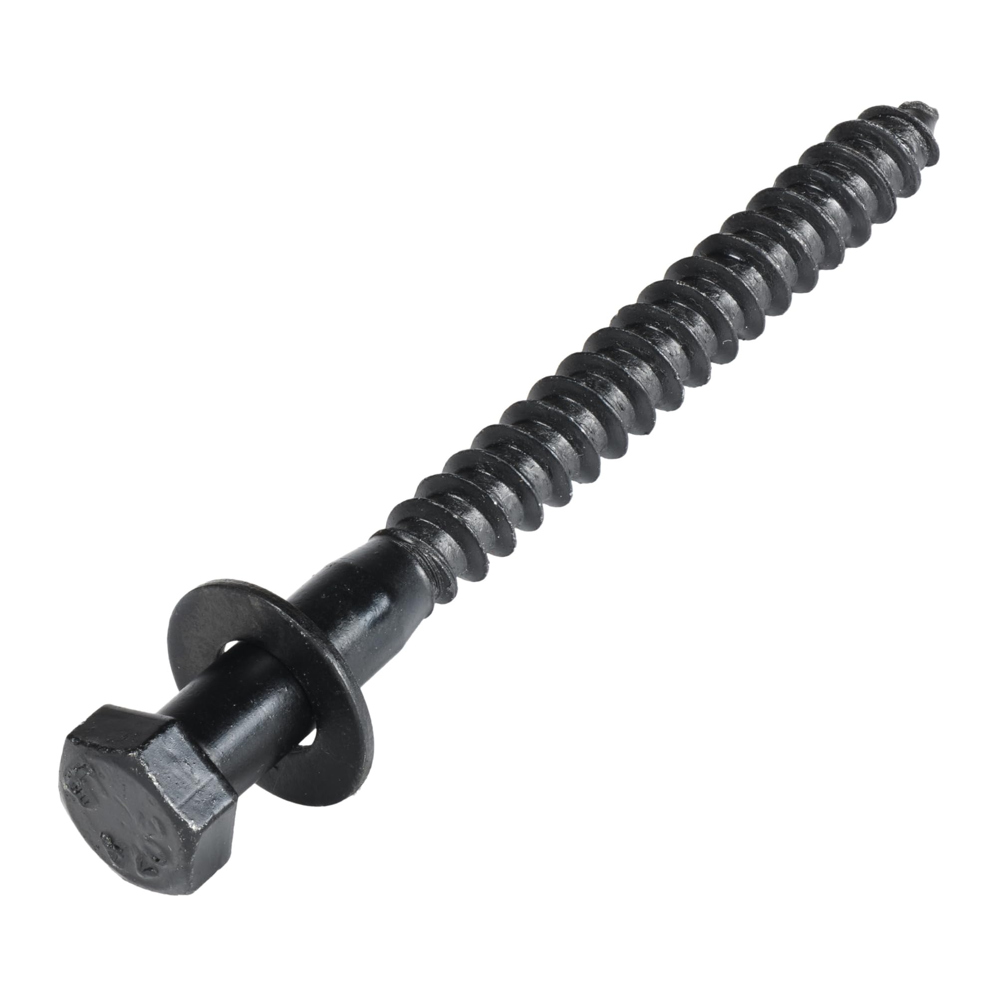 Lag Screw Kit - 50 Black Ruspert Screws & Washers -15 Lag Screw Kit - 50 Black Ruspert Screws & Washers -15