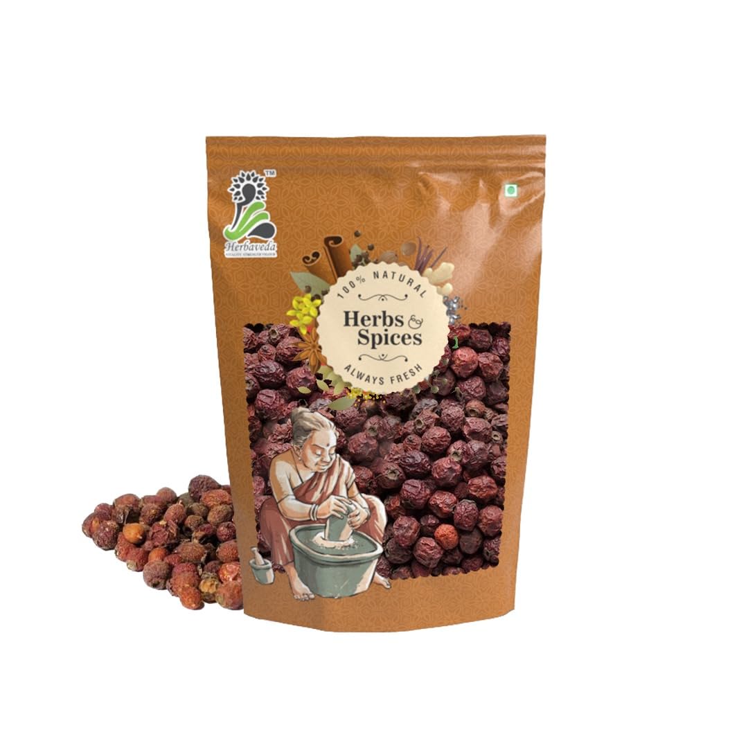 LEANBEING Herbaveda- Hawthorn Berry Whole 200 Gram | Good For Heart | Promotes Digestion