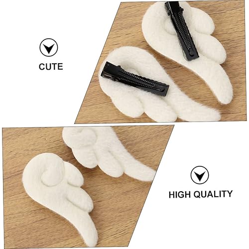 Miniatura 6 de Beatifufu 4 pares de pinzas de horquilla de ángel diablo, accesorios para el cabello para mujer, accesorios para el cabello, pinzas para el cabello