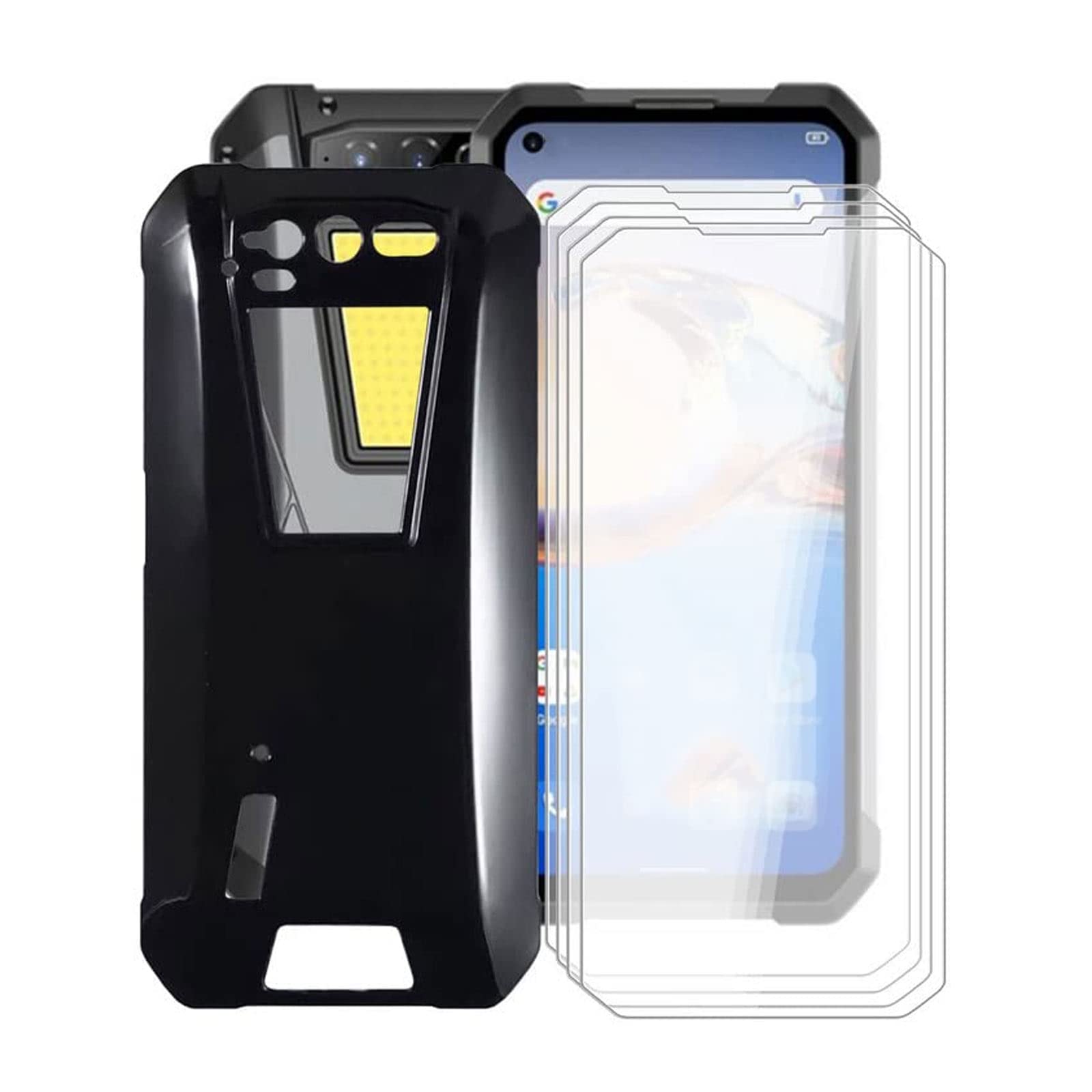 for Unihertz Tank 2 Ultra Thin Phone Case, Gel Pudding Soft Silicone Phone Case for Unihertz 8849 Tank 2 6.81 inches (Transparent) in Dubai - UAE | Cases