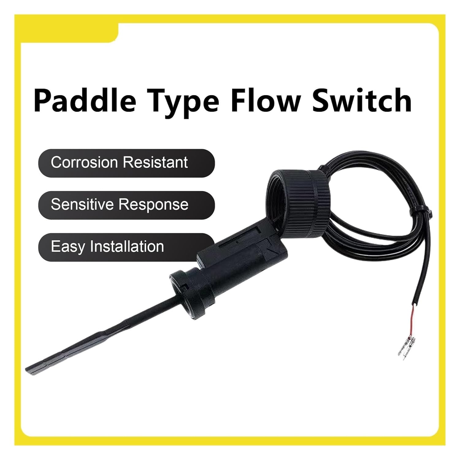 G3/4 Paddle-Type Flow Switch Ck-Jpkg Inline Water Flow Switch for Air Source Heat Pump Pool Water Heater Sensor