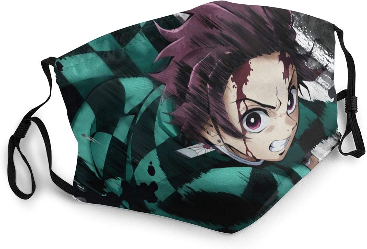 Kimetsu No Yaiba Kamado Tanjiro 4 Face Mask Cool Djustable And