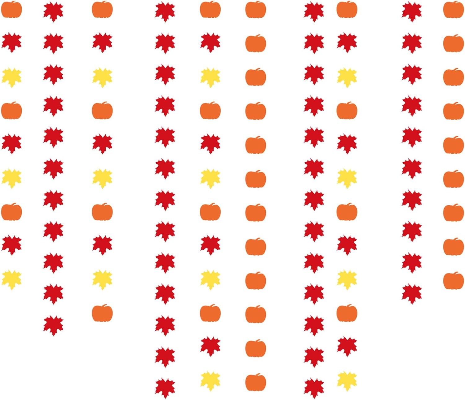 Amazon.com: Fall-Autumn Leaves-Pumpkin Party-Decorations Streamers ...