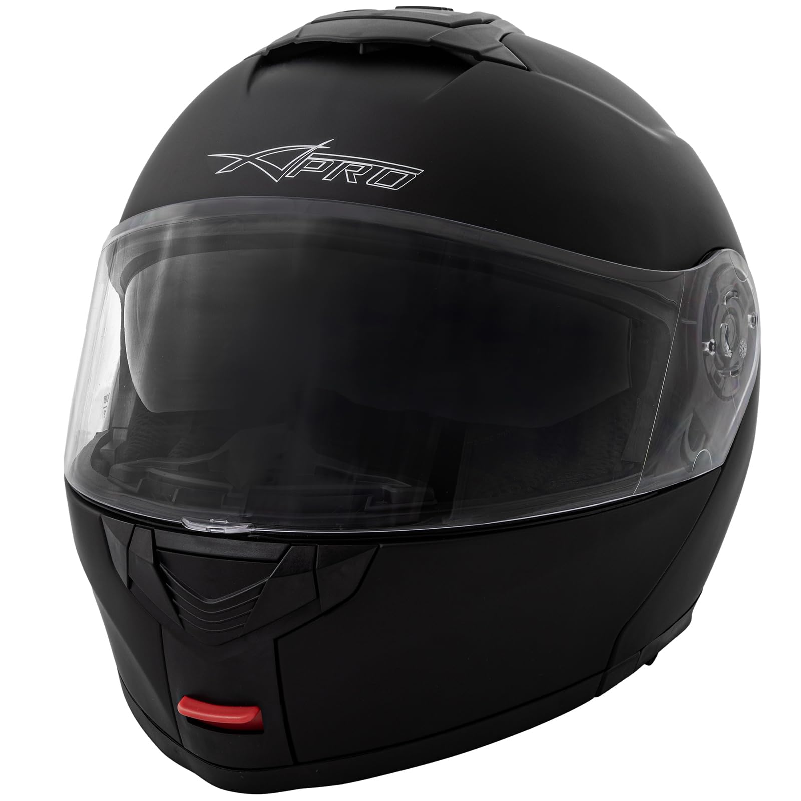 Helm Klapphelm Motorradhelm Modular Innensonnenblende Mat Schwarz L