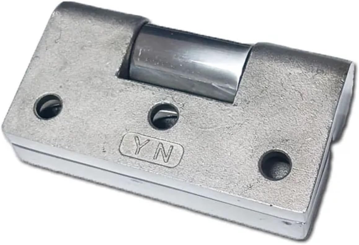 1Pcs 304 Stainless Steel Large Hole Folding Hinge Fastening for Industrial Cabinet Doors and Machinery Boxes Gate(1PCS-polishing-Steel)