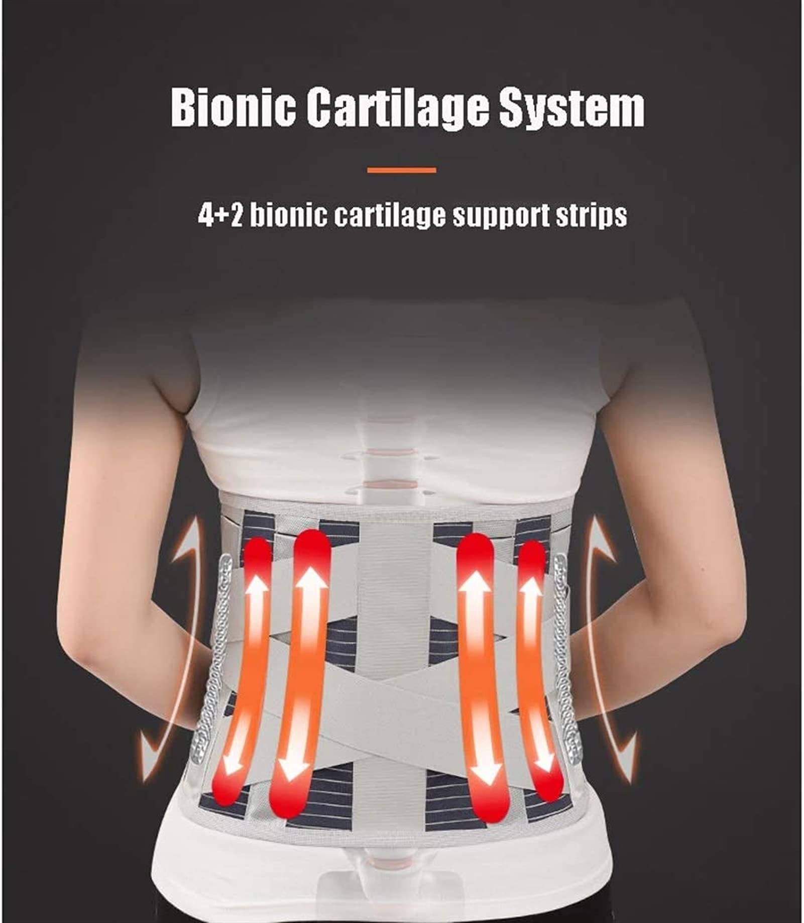 Cintura di sostegno lombare Tutore lombare per uomini e donne Protezione della cintura termica Sollievo per mal di schiena, ernia del disco, sciatica, scoliosi e altro (dimensioni : X-Large) ( XX