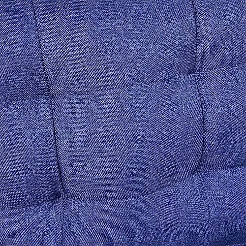 Image of Home Centre | Helios California | Fabric|Solid Wood | 1 Seater Sofas | Blue | 1 Year Warranty