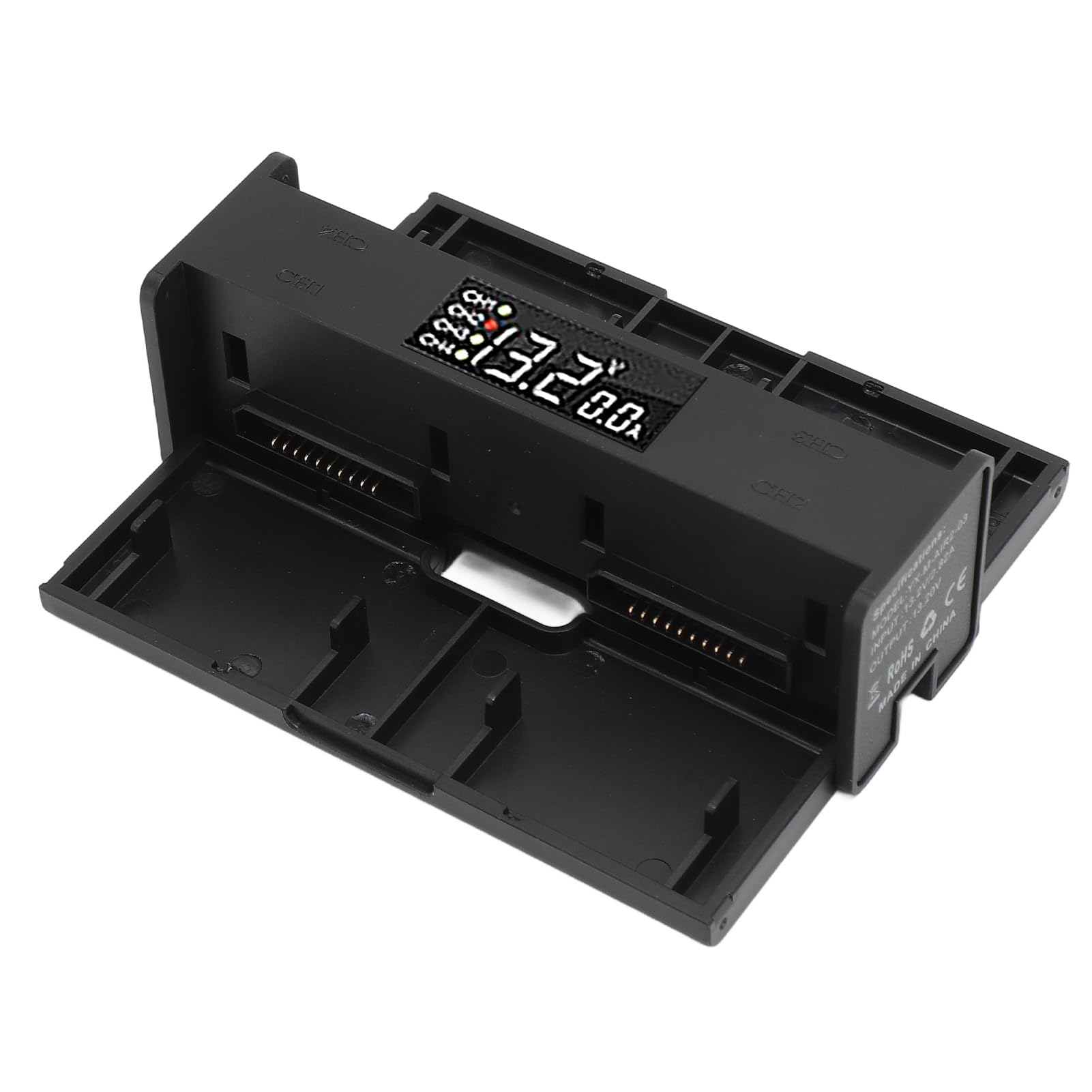 Hub de Carga de Batería Plegable para Drones, Cargador Múltiple Portátil con Pantalla Digital para Air 2S, Air 2, Negro, 1 Unidad
