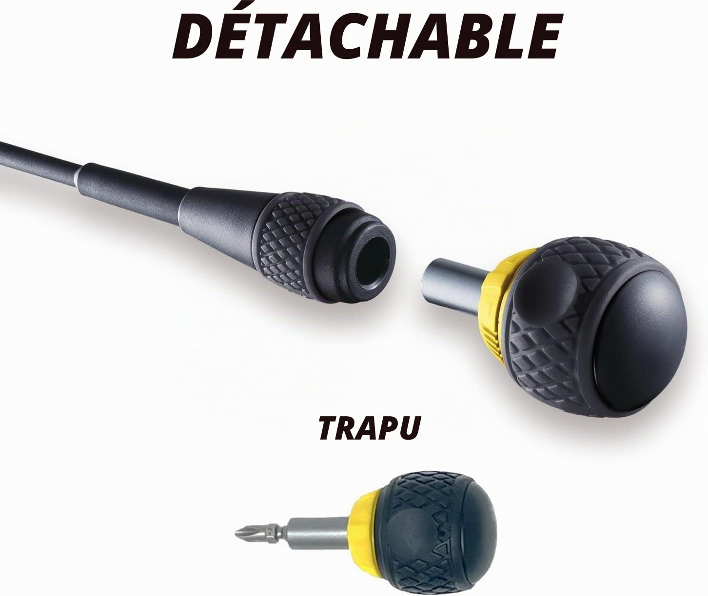 VESSEL 2200MBH120K01 Tournevis à cliquet interchangeable avec 10 embouts