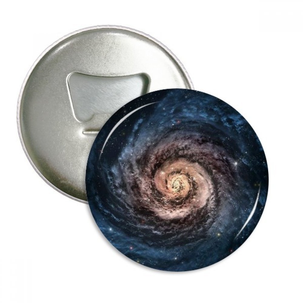 Décapsuleur Whirlpool Nebula aimant et badge : le lot de 3 accessoires ronds motifs particules