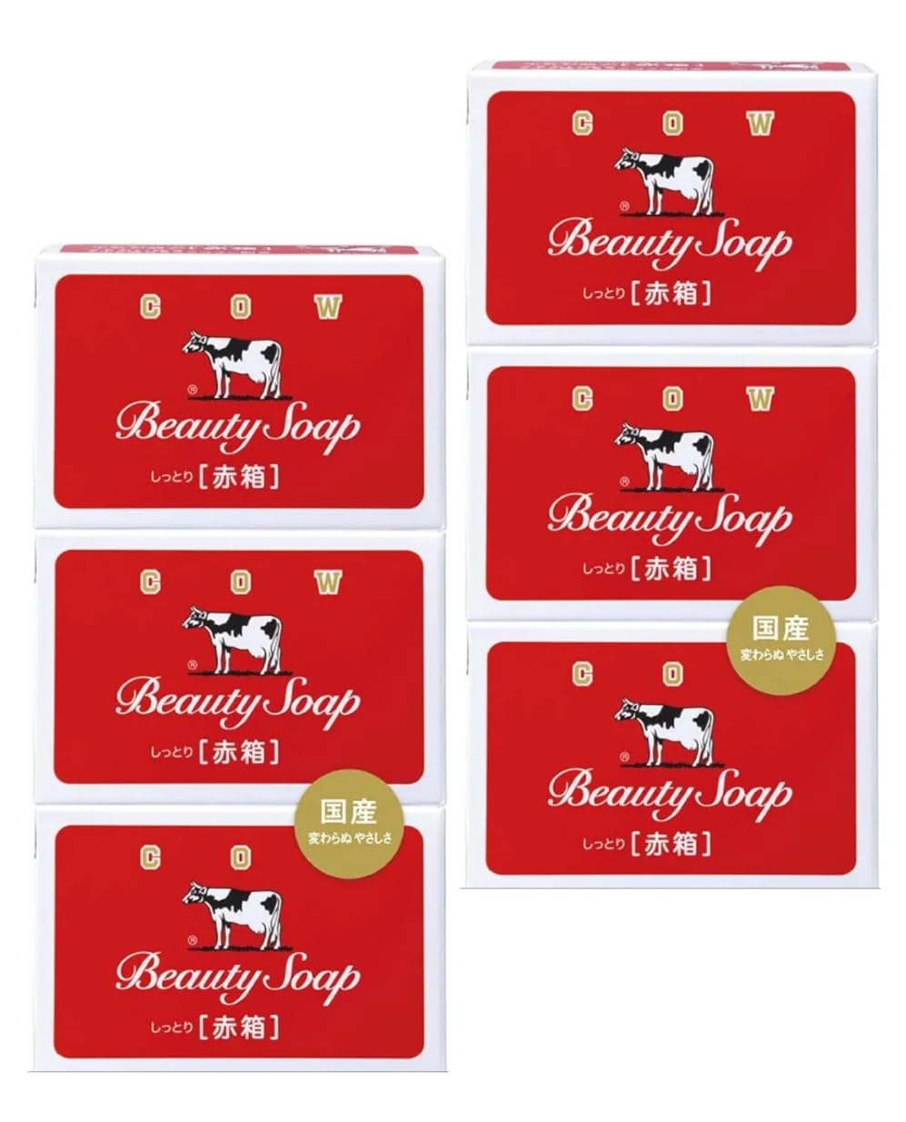 牛乳石鹸 赤箱 カウブランド 85g×3個 ×2箱
